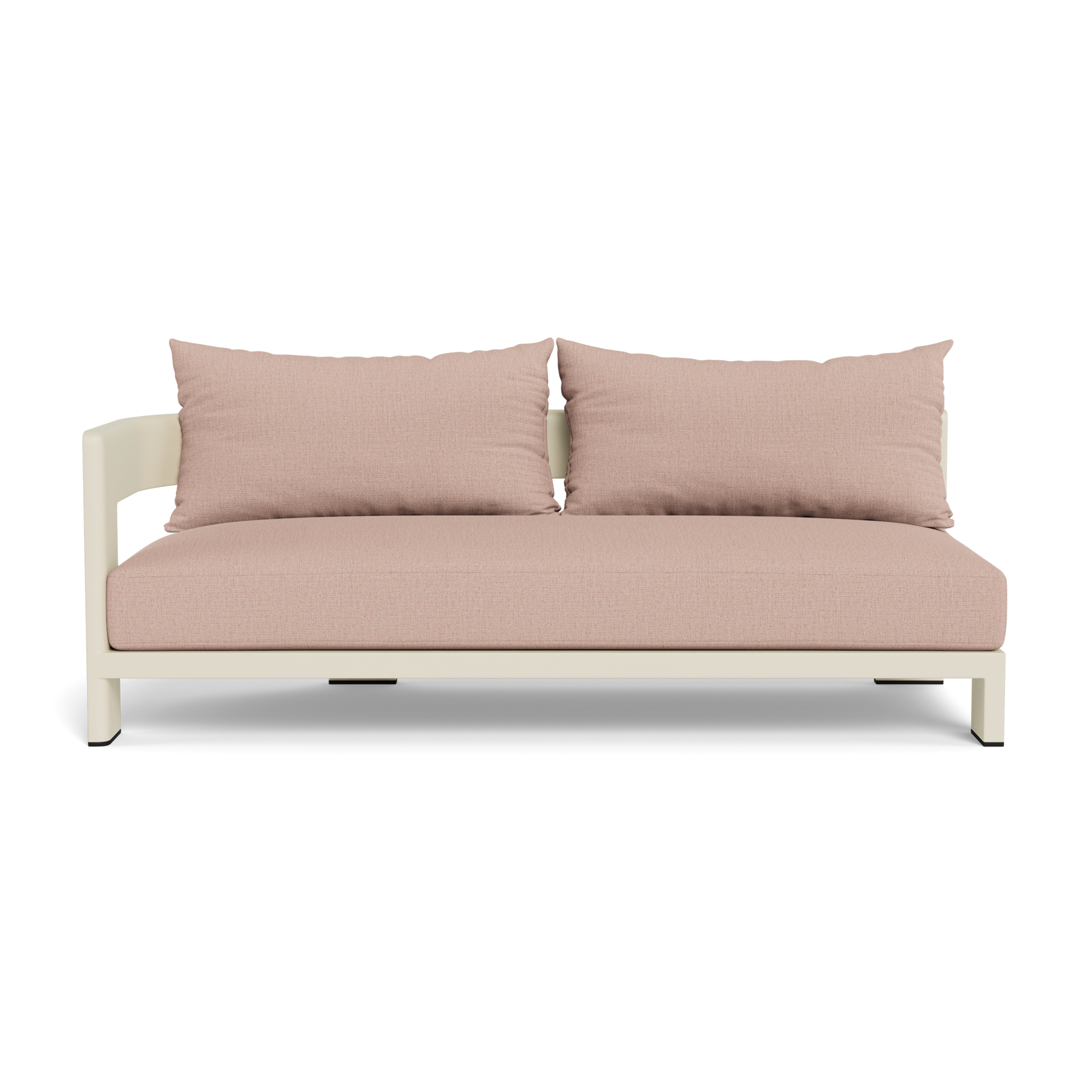 Victoria Aluminum 2 Seat 1 Arm Left