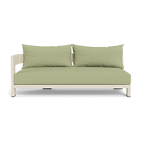 Victoria Aluminum 2 Seat 1 Arm Left