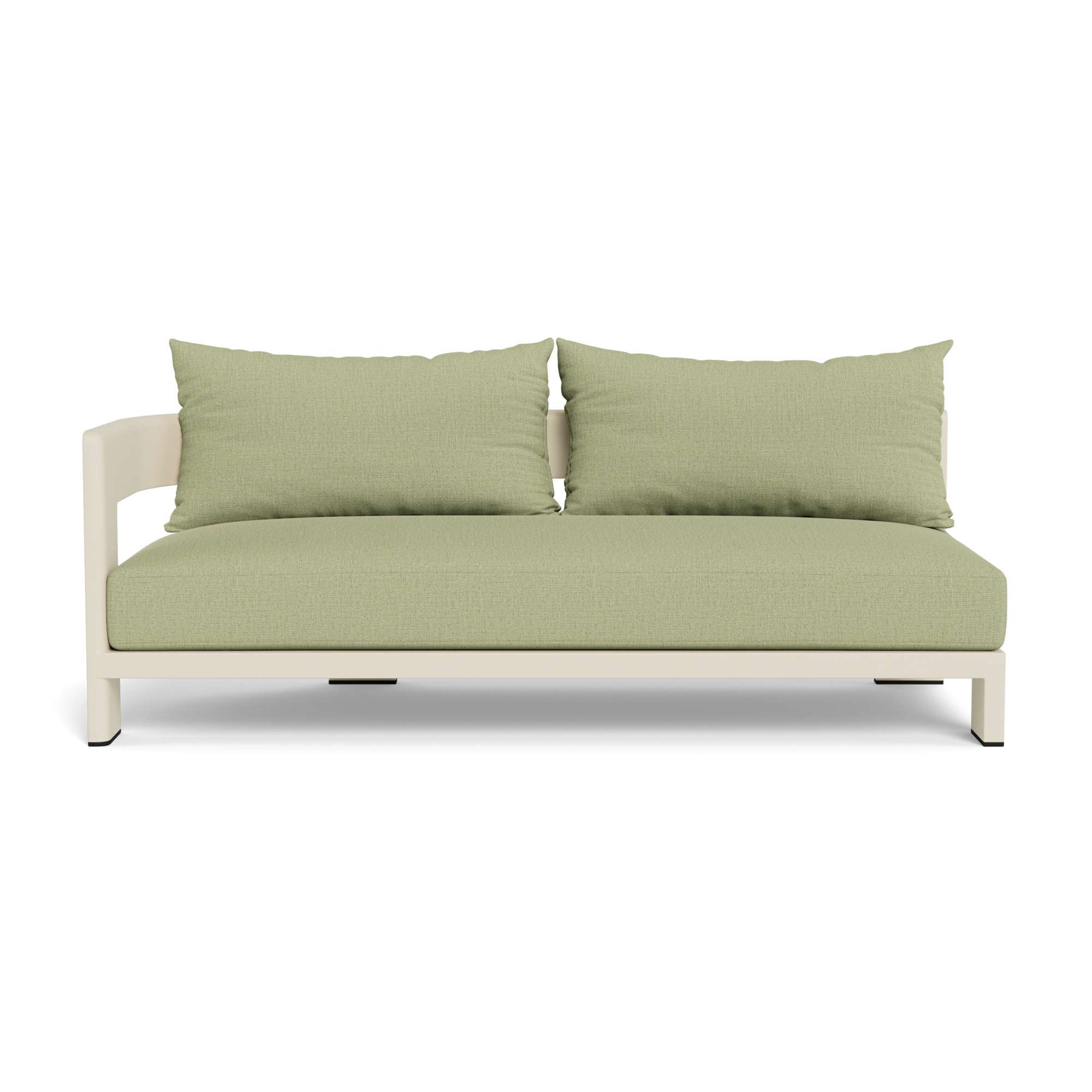 Victoria Aluminum 2 Seat 1 Arm Left