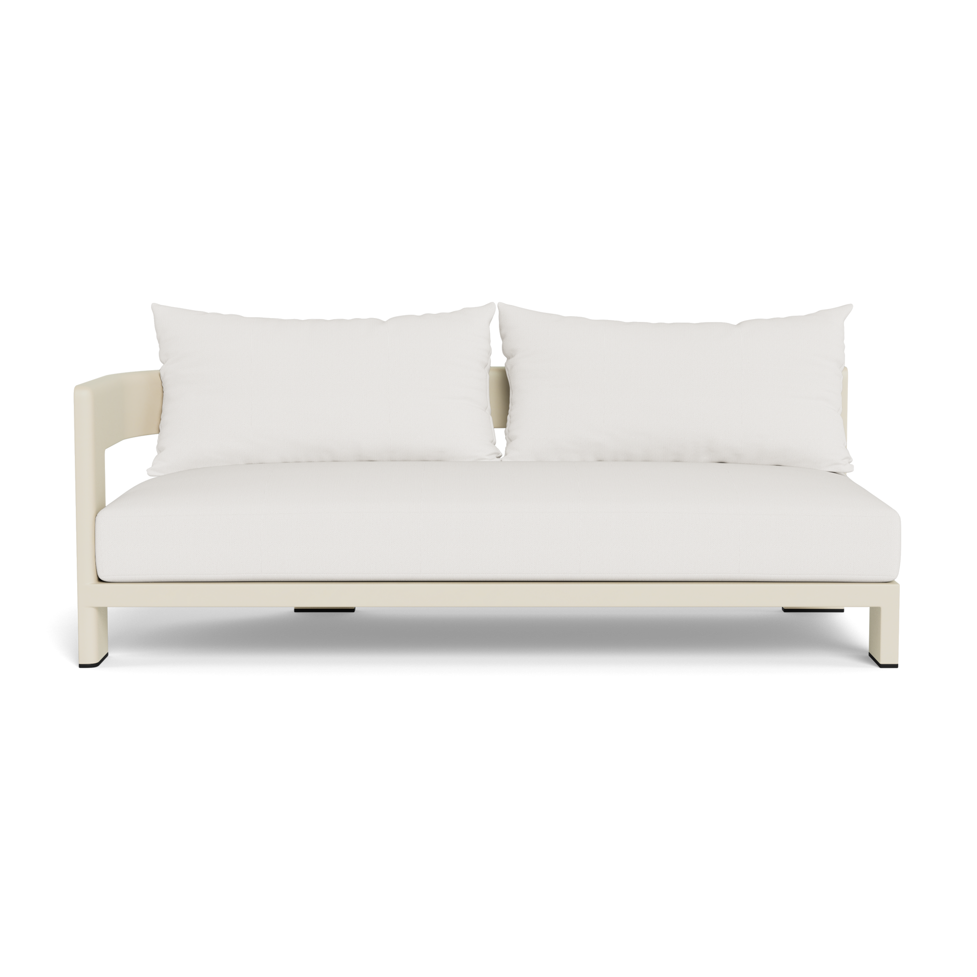 Victoria Aluminum 2 Seat 1 Arm Left