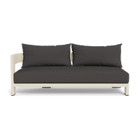 Victoria Aluminum 2 Seat 1 Arm Left