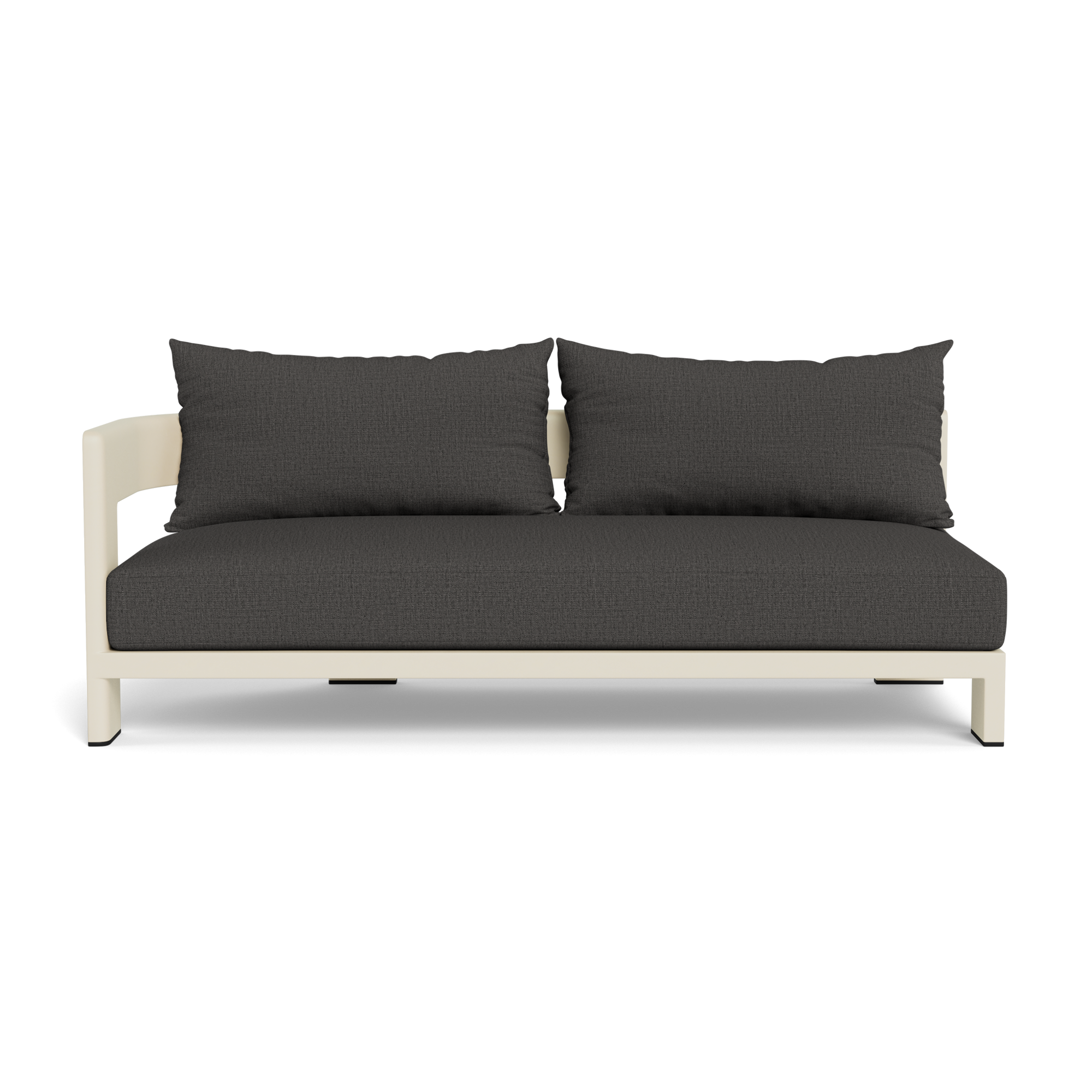 Victoria Aluminum 2 Seat 1 Arm Left