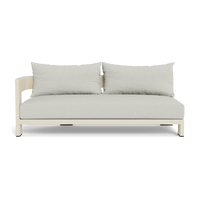 Victoria Aluminum 2 Seat 1 Arm Left