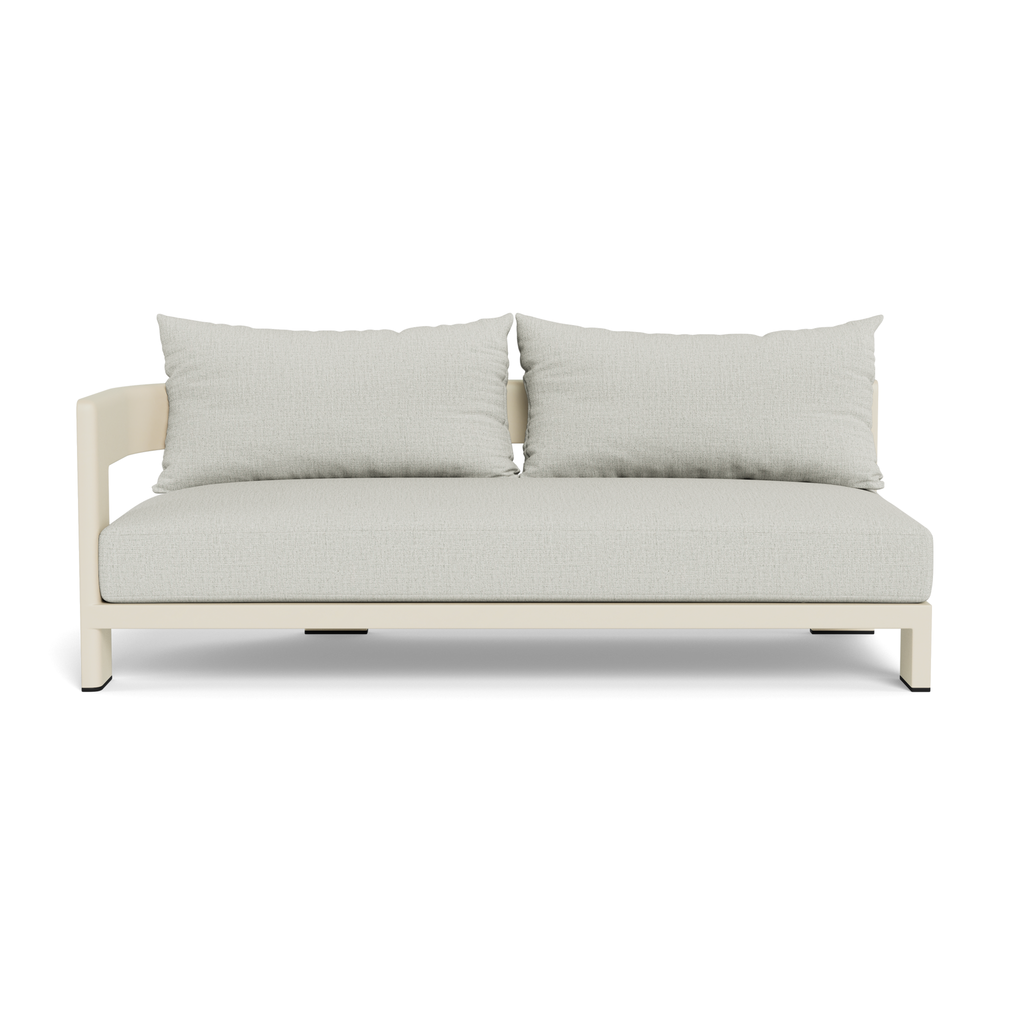 Victoria Aluminum 2 Seat 1 Arm Left