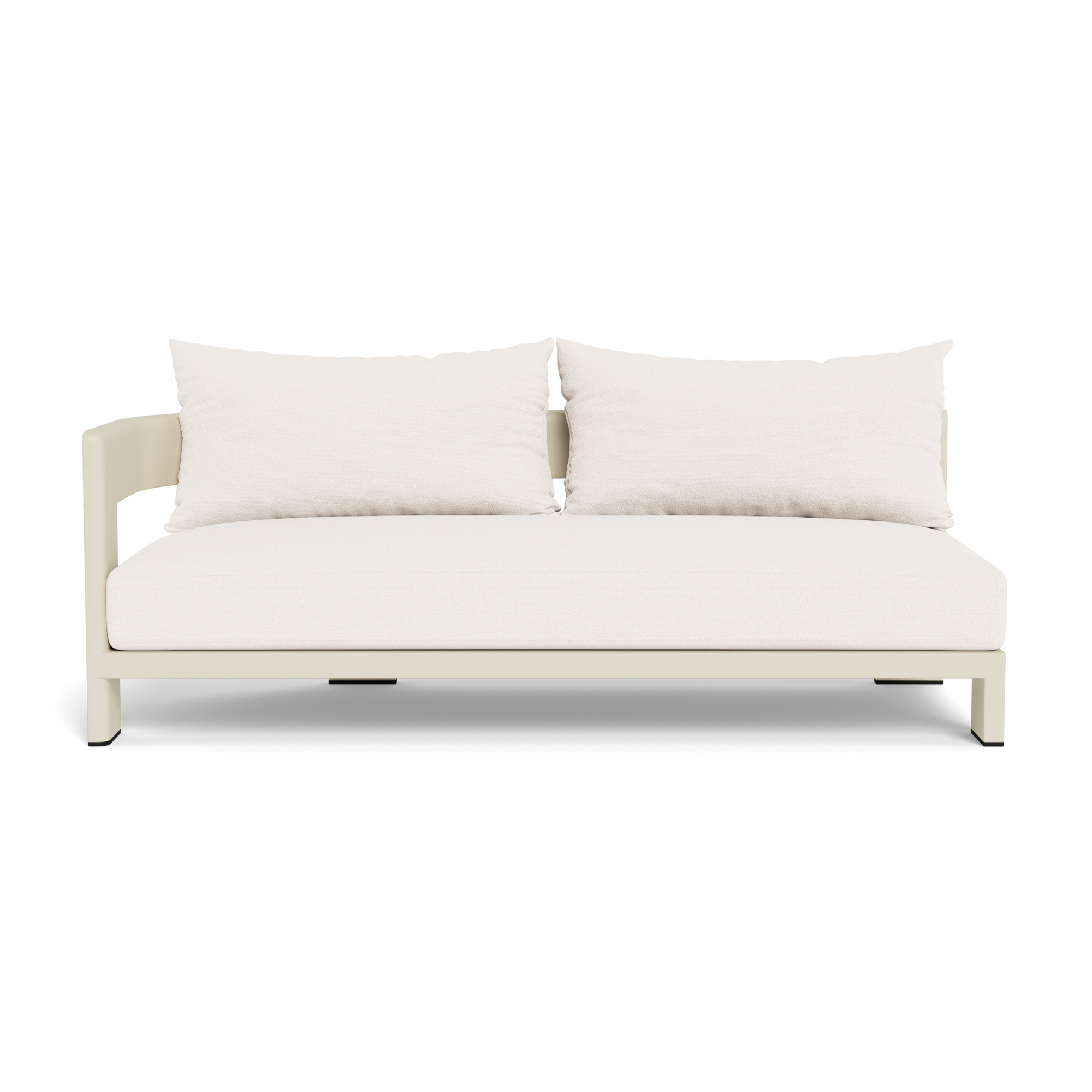 Victoria Aluminum 2 Seat 1 Arm Left