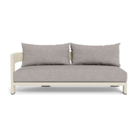 Victoria Aluminum 2 Seat 1 Arm Left