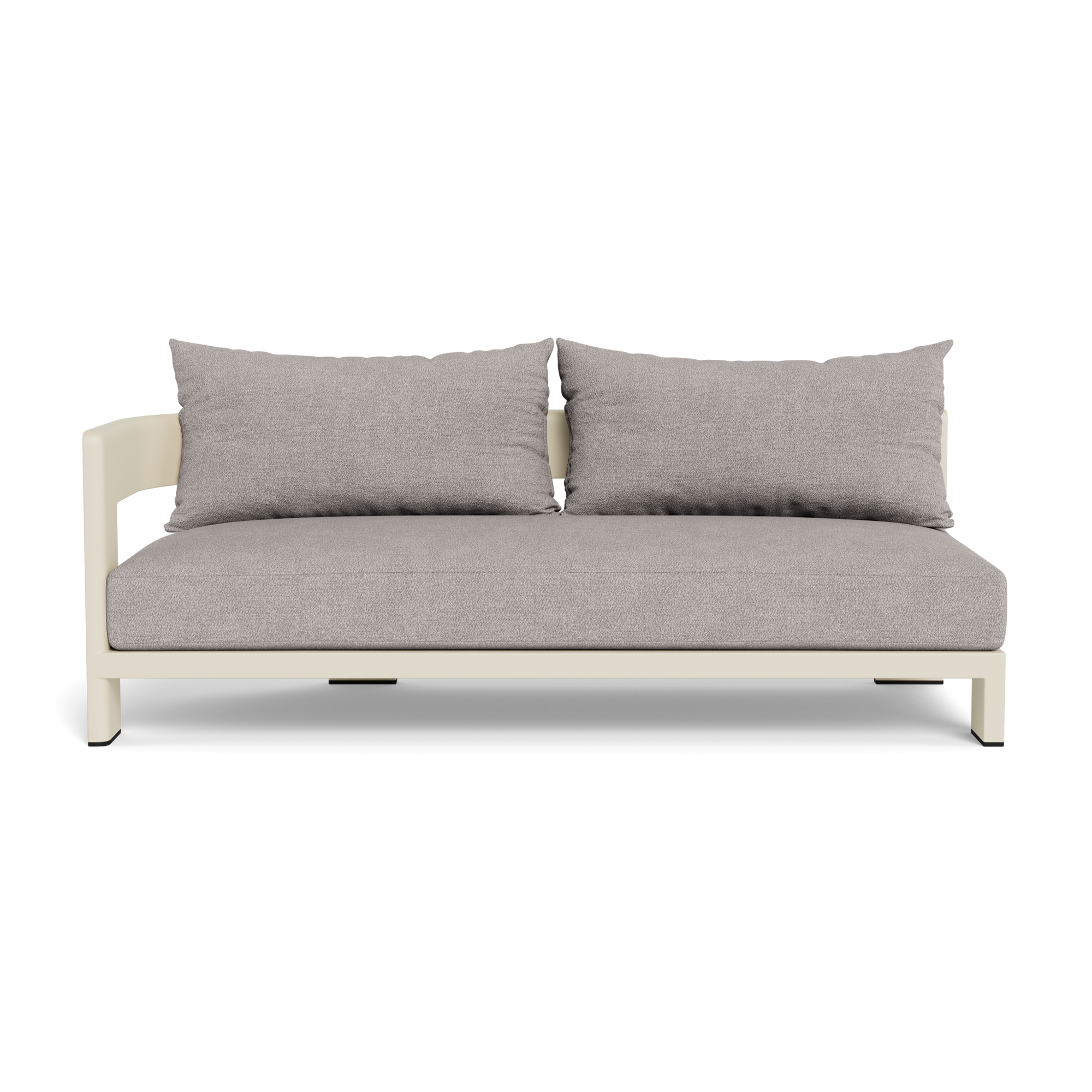 Victoria Aluminum 2 Seat 1 Arm Left