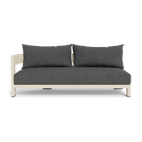 Victoria Aluminum 2 Seat 1 Arm Left