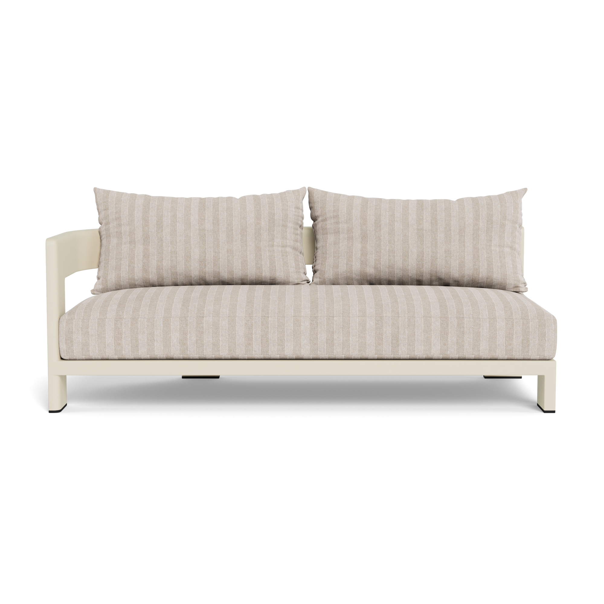 Victoria Aluminum 2 Seat 1 Arm Left