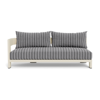 Victoria Aluminum 2 Seat 1 Arm Left