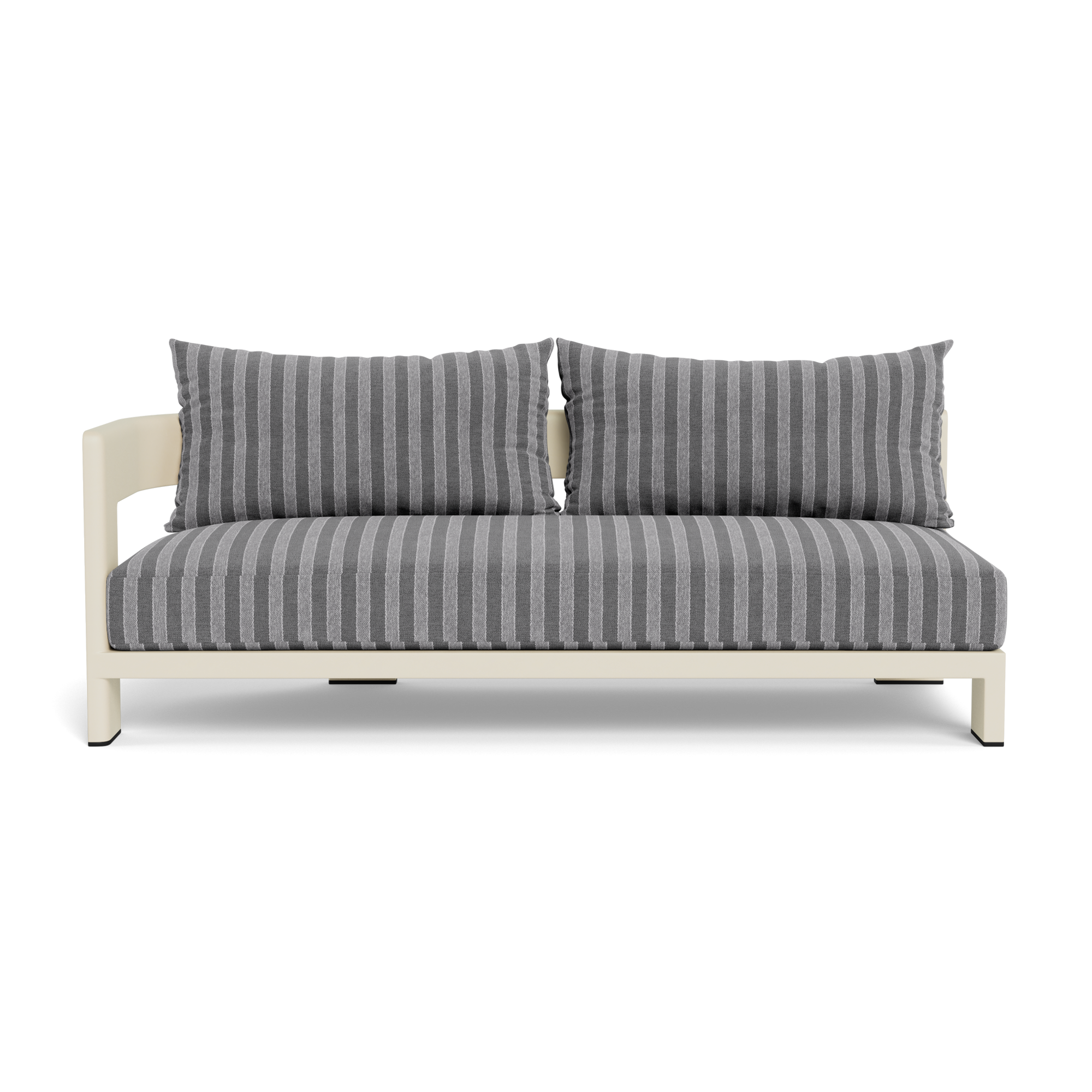 Victoria Aluminum 2 Seat 1 Arm Left