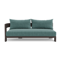 Victoria Aluminum 2 Seat 1 Arm Left