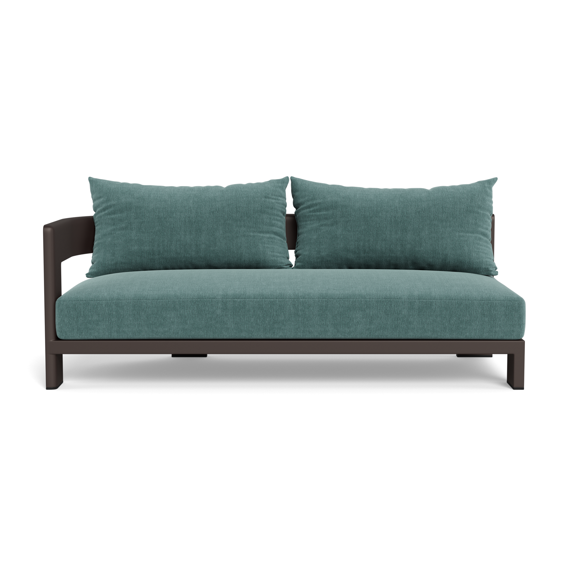 Victoria Aluminum 2 Seat 1 Arm Left