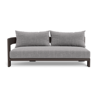 Victoria Aluminum 2 Seat 1 Arm Left