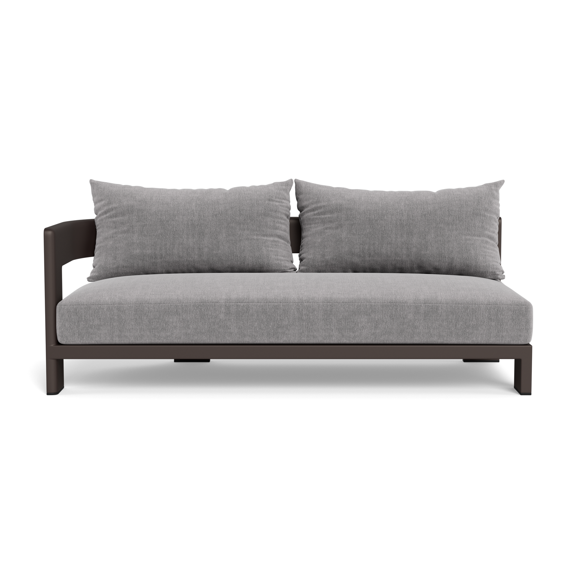 Victoria Aluminum 2 Seat 1 Arm Left