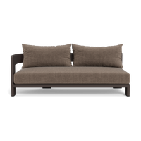 Victoria Aluminum 2 Seat 1 Arm Left