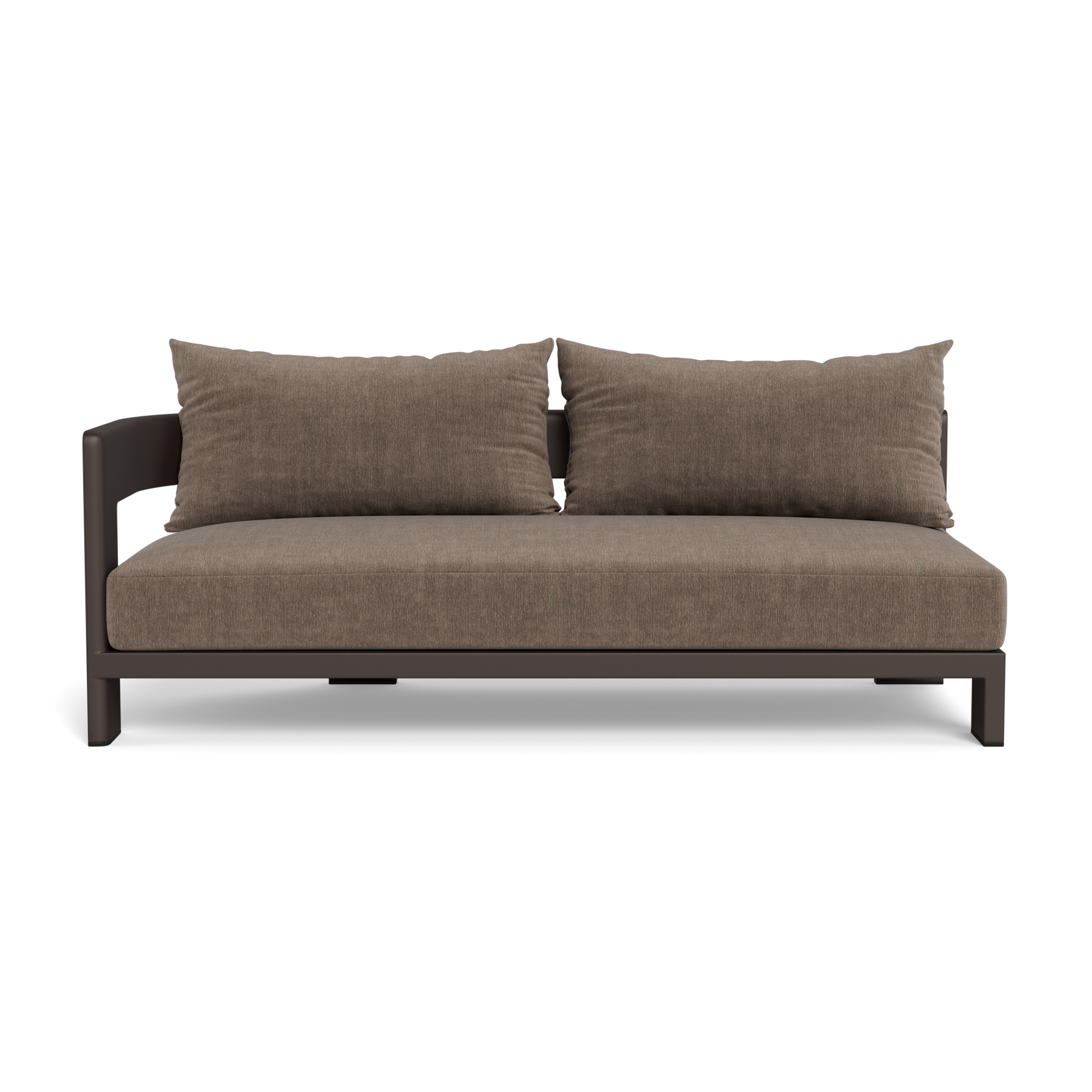 Victoria Aluminum 2 Seat 1 Arm Left