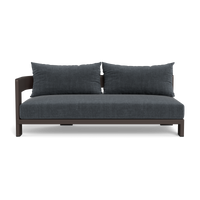 Victoria Aluminum 2 Seat 1 Arm Left