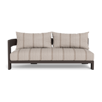 Victoria Aluminum 2 Seat 1 Arm Left