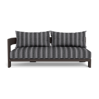 Victoria Aluminum 2 Seat 1 Arm Left
