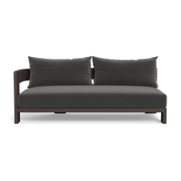 Victoria Aluminum 2 Seat 1 Arm Left
