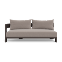 Victoria Aluminum 2 Seat 1 Arm Left