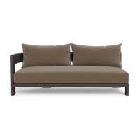 Victoria Aluminum 2 Seat 1 Arm Left