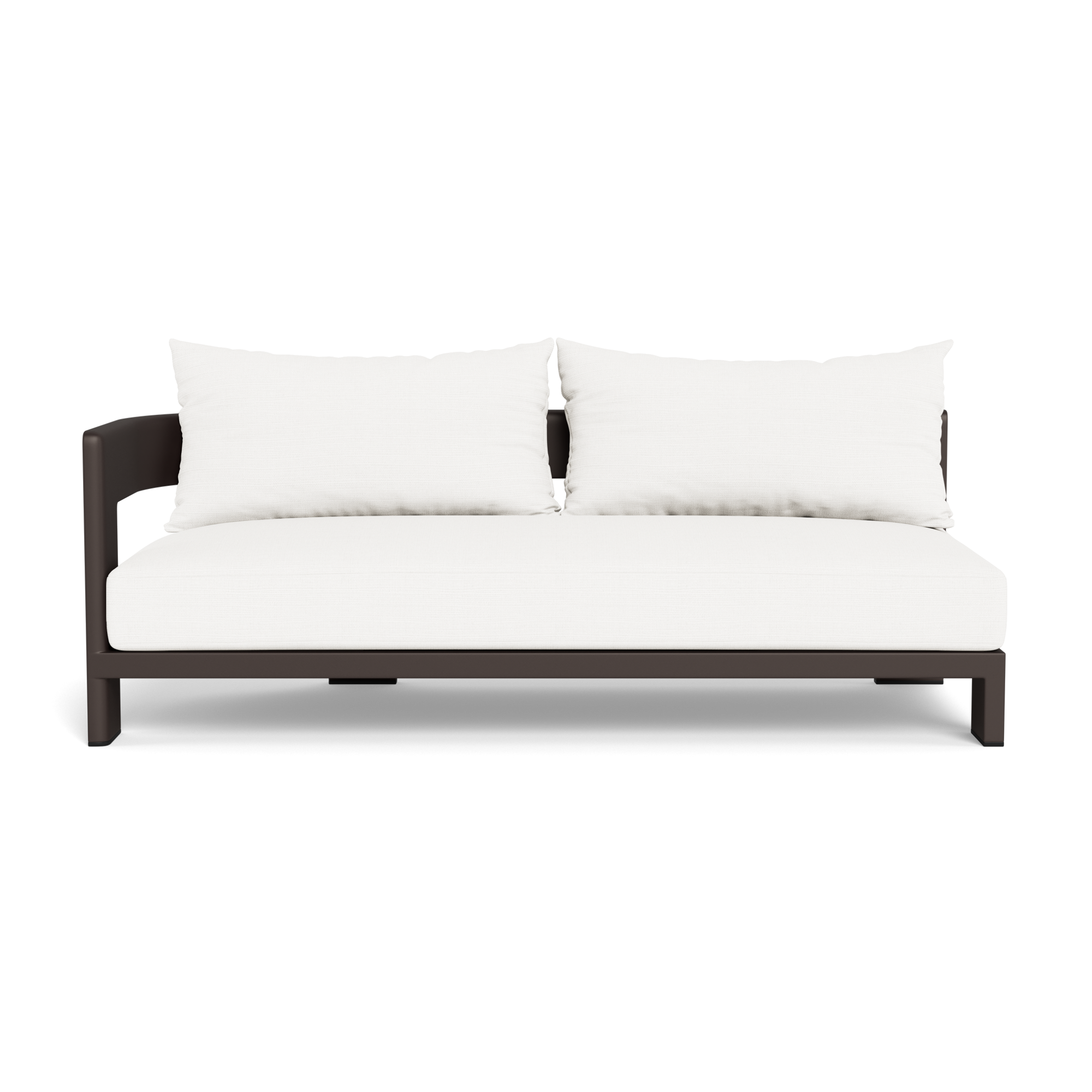 Victoria Aluminum 2 Seat 1 Arm Left