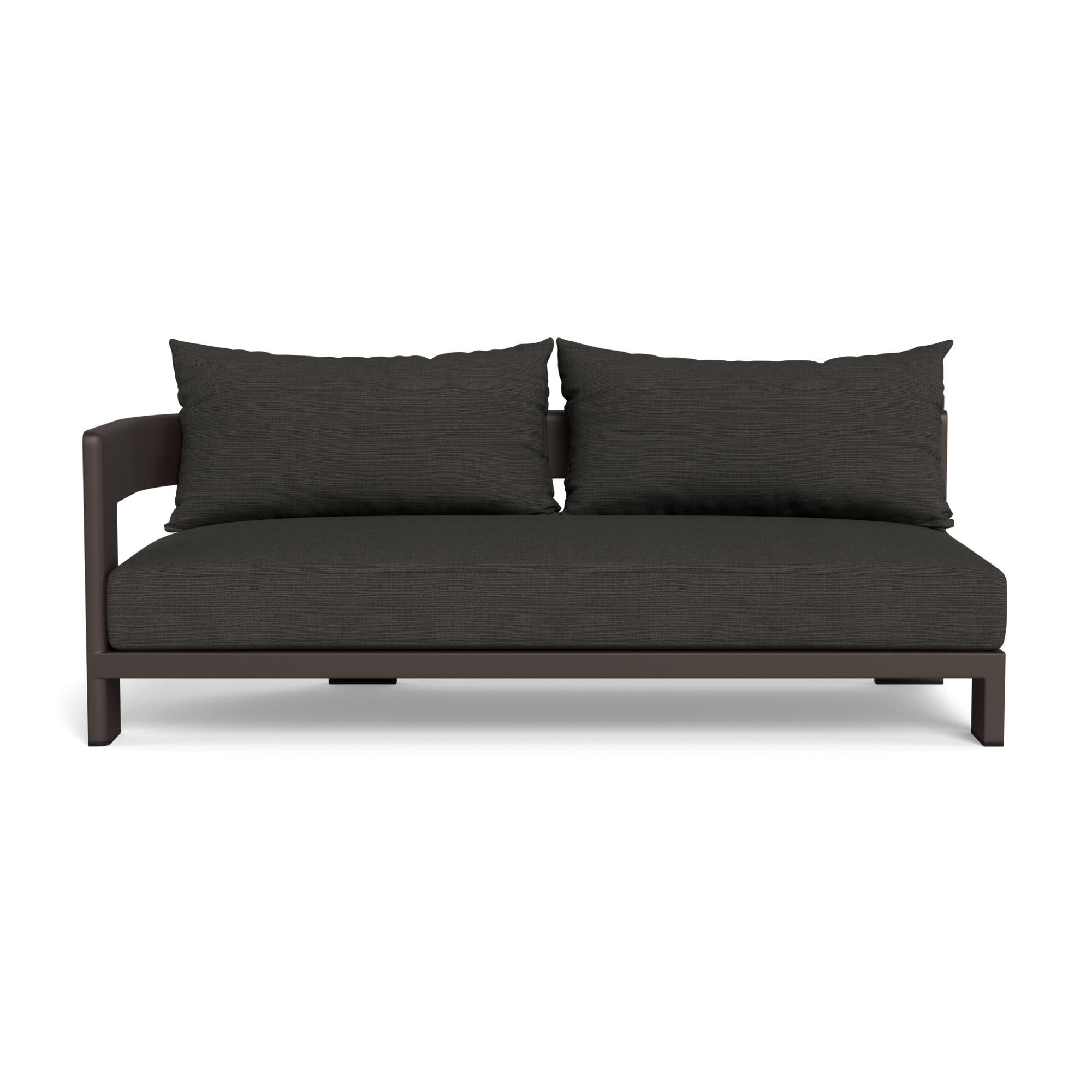 Victoria Aluminum 2 Seat 1 Arm Left