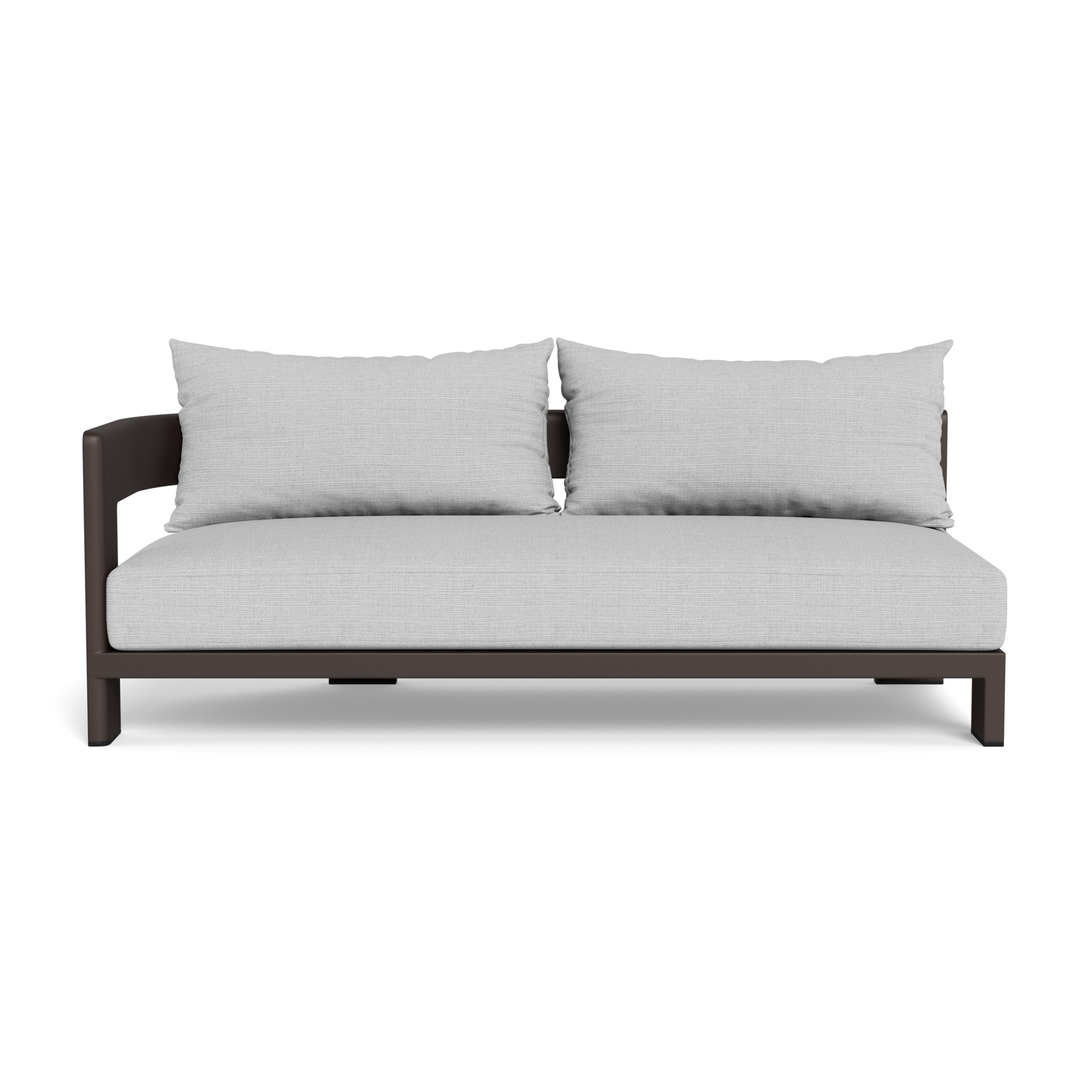 Victoria Aluminum 2 Seat 1 Arm Left