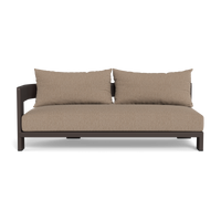 Victoria Aluminum 2 Seat 1 Arm Left