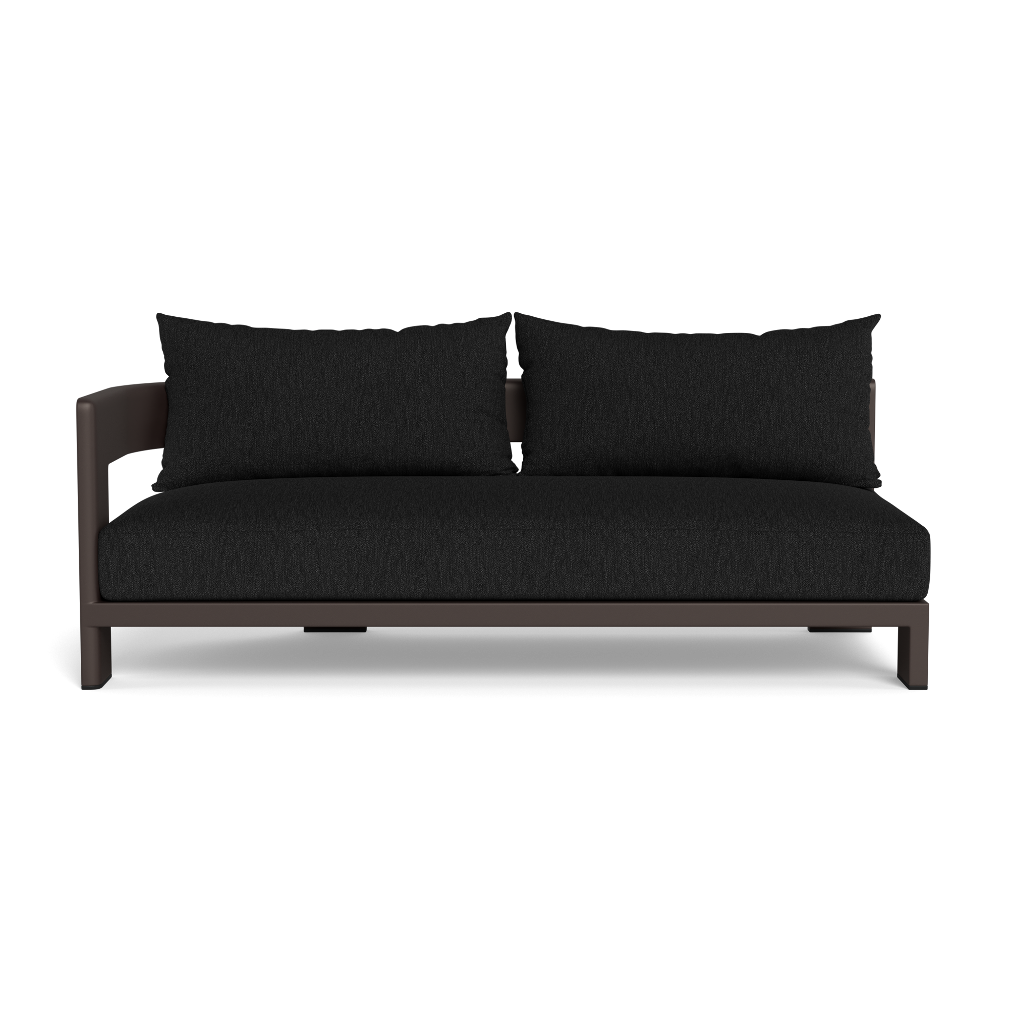 Victoria Aluminum 2 Seat 1 Arm Left
