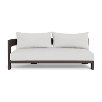 Victoria Aluminum 2 Seat 1 Arm Left