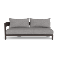 Victoria Aluminum 2 Seat 1 Arm Left