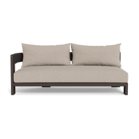 Victoria Aluminum 2 Seat 1 Arm Left