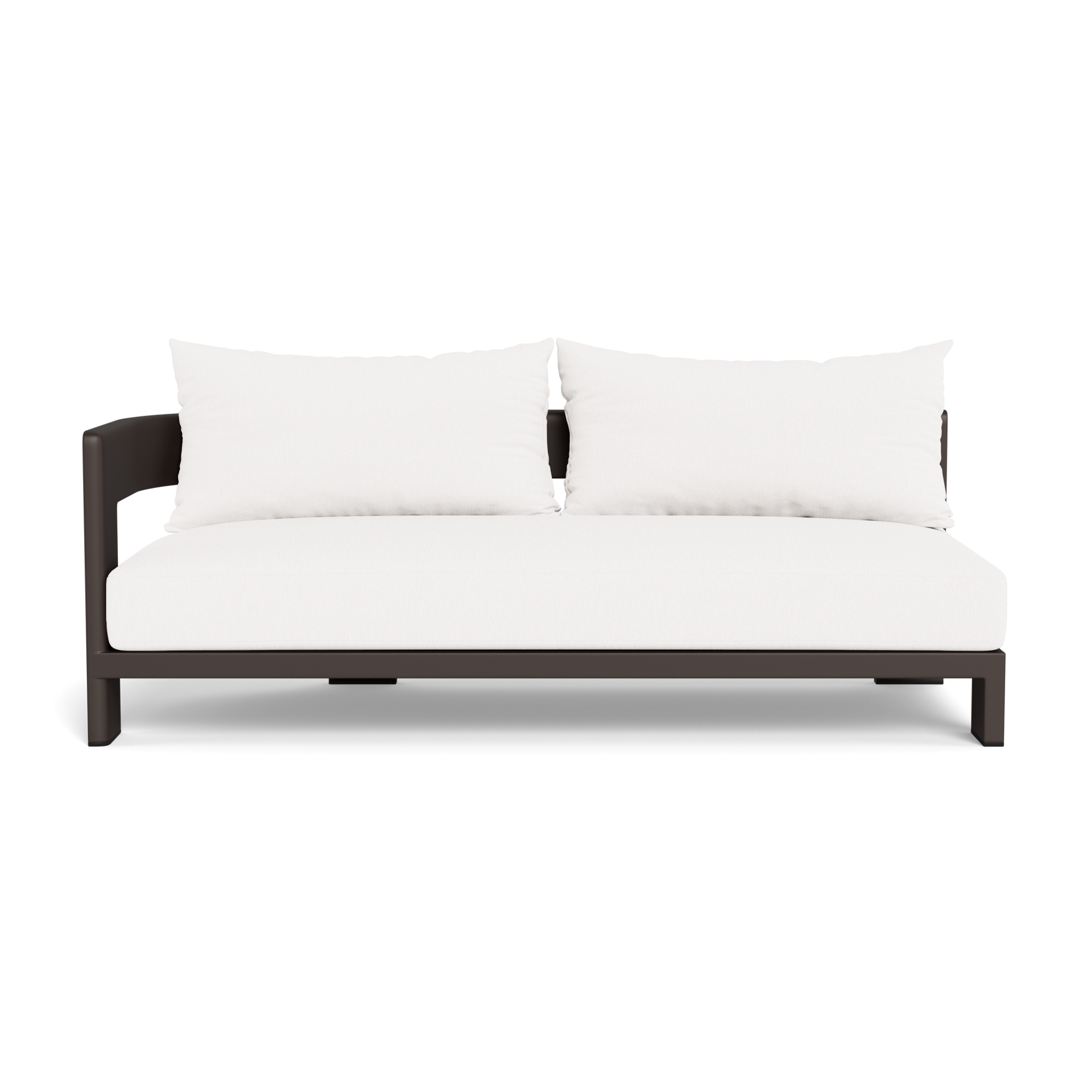 Victoria Aluminum 2 Seat 1 Arm Left
