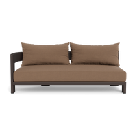 Victoria Aluminum 2 Seat 1 Arm Left