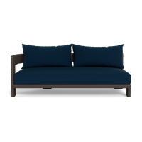 Victoria Aluminum 2 Seat 1 Arm Left