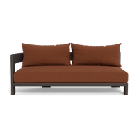 Victoria Aluminum 2 Seat 1 Arm Left
