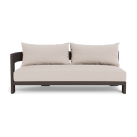 Victoria Aluminum 2 Seat 1 Arm Left