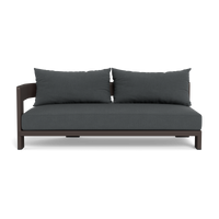 Victoria Aluminum 2 Seat 1 Arm Left