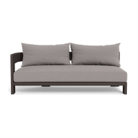 Victoria Aluminum 2 Seat 1 Arm Left
