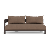 Victoria Aluminum 2 Seat 1 Arm Left