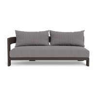 Victoria Aluminum 2 Seat 1 Arm Left