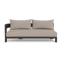 Victoria Aluminum 2 Seat 1 Arm Left