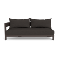 Victoria Aluminum 2 Seat 1 Arm Left