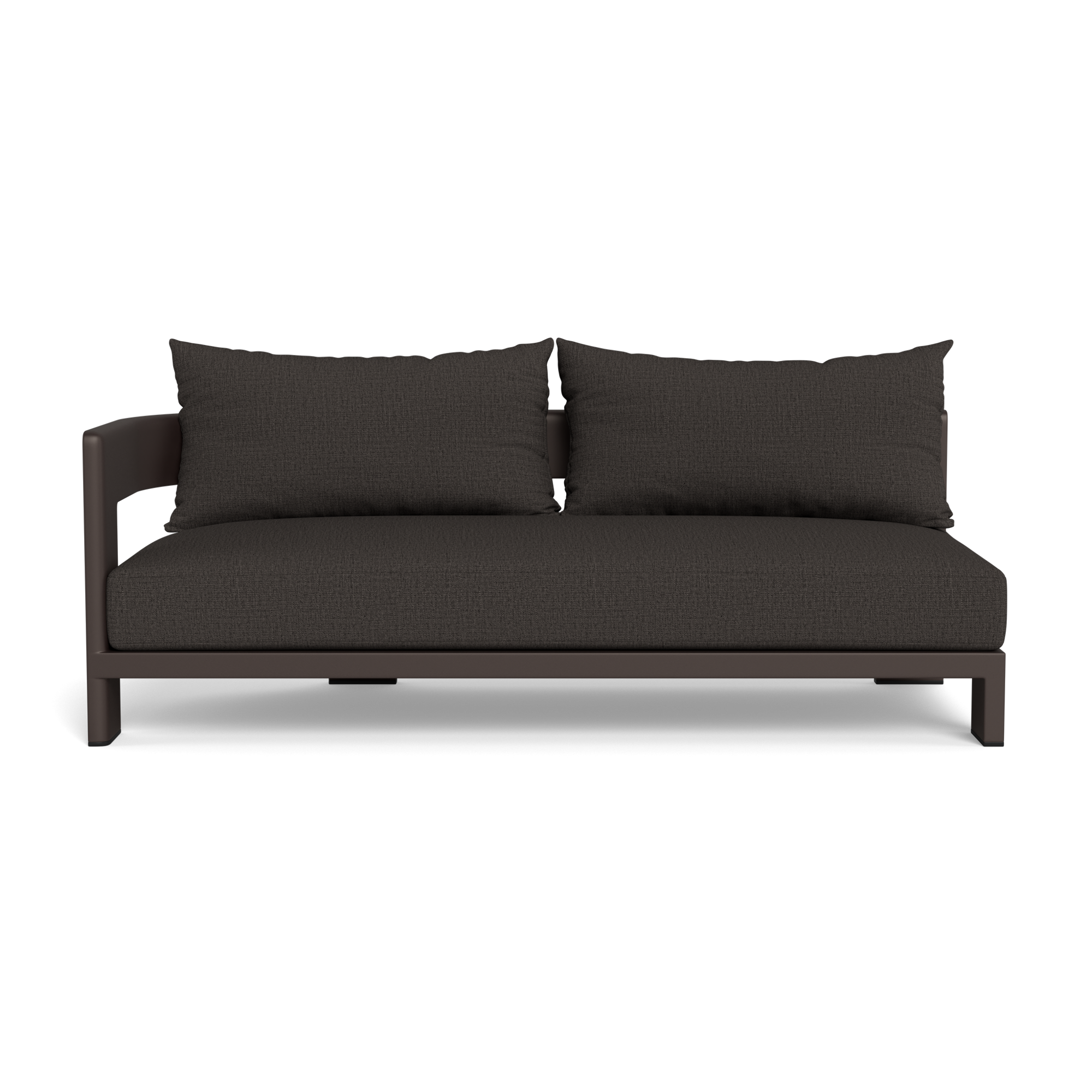 Victoria Aluminum 2 Seat 1 Arm Left
