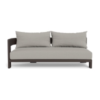 Victoria Aluminum 2 Seat 1 Arm Left