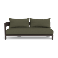 Victoria Aluminum 2 Seat 1 Arm Left