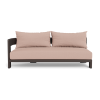 Victoria Aluminum 2 Seat 1 Arm Left